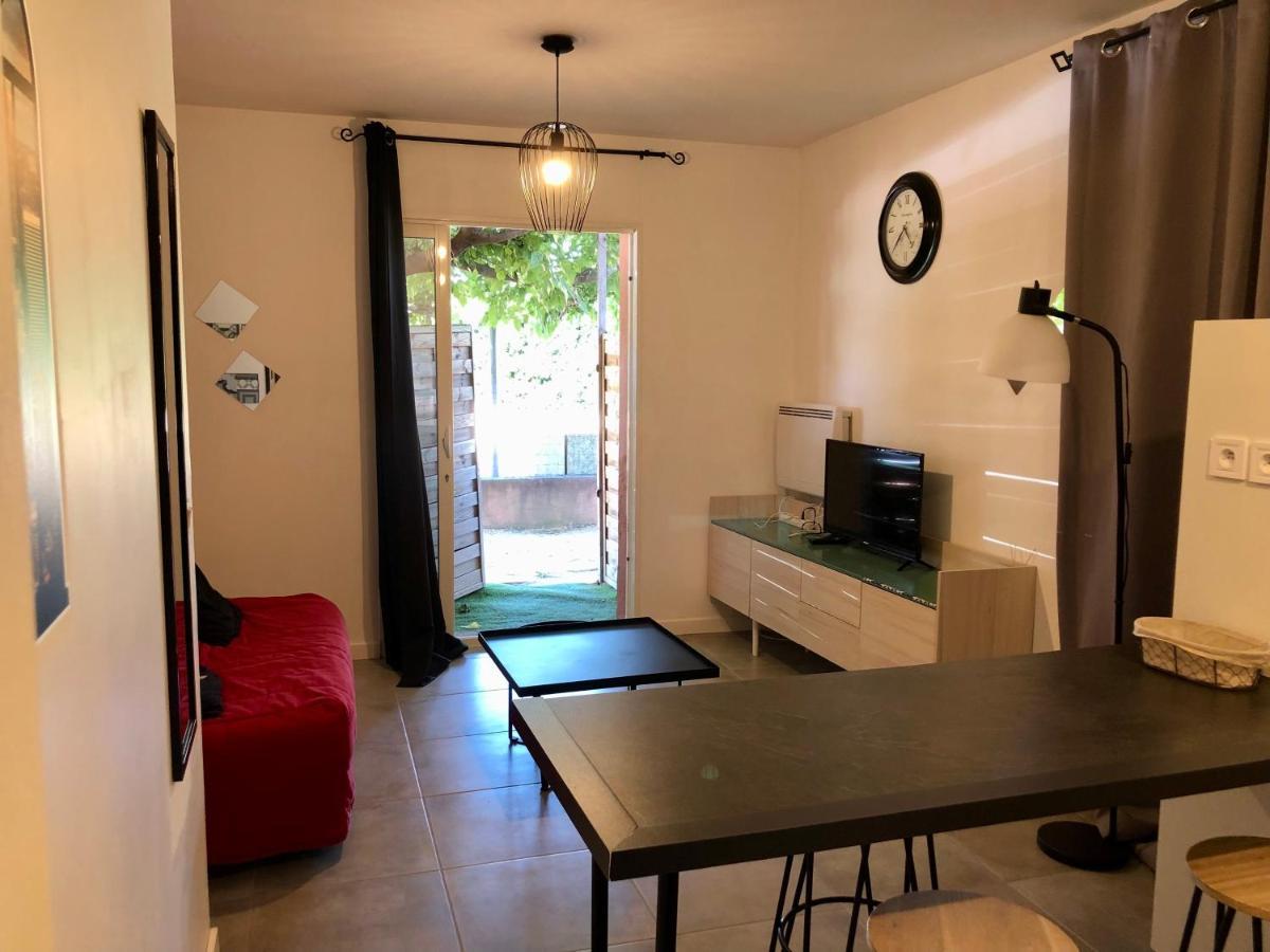 Studio Avec Exterieur Ombrage Saint-Marcel-Les-Valence Ngoại thất bức ảnh